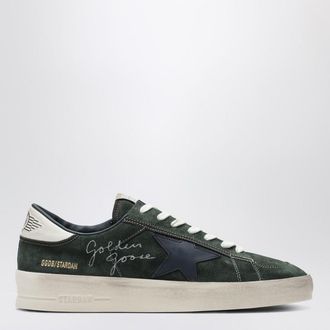 Golden Goose Green and Blue Stardan Sneaker