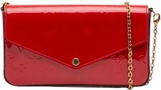 Louis Vuitton Pre-owned Cross Body Bags, female, Red, Size: ONE SIZE Pre-owned Vintage Canvas Cross Body Bag