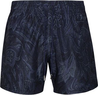 Etro Navy Polyester Swimsuit