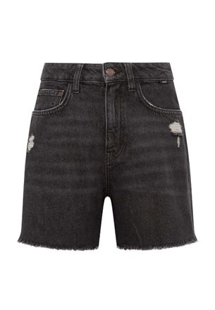 Mavi Loose-fit-Jeans MAVI Mavi Shorts Millie, Damen, Gr. 28, N-Gr, schwarz, Obermaterial: 100% Baumwolle CO., Hosen Loose-fit-Jeans