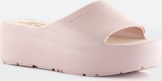Lemon Jelly Womens Sunny Platform Slides In Baby Rose