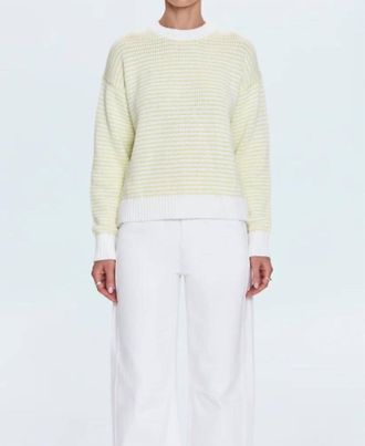 Pistola Denim Aura Sweater In Limeade