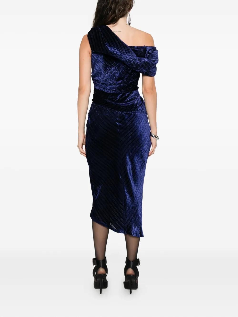 Vêtements Robe Bleu Marine Amazon Isabel Marant Robe Cyane Bleu