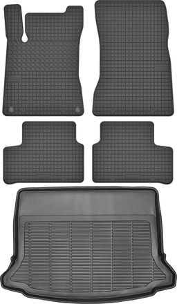 OEM Juego De Alfombrillas De Goma Para Coche Y Maletero Para Mercedes Clase A Iv W177 Hatchback (2018)