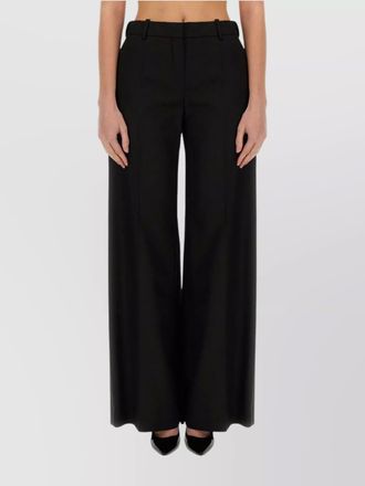 Nina Ricci high waist pleated wide-leg trousers