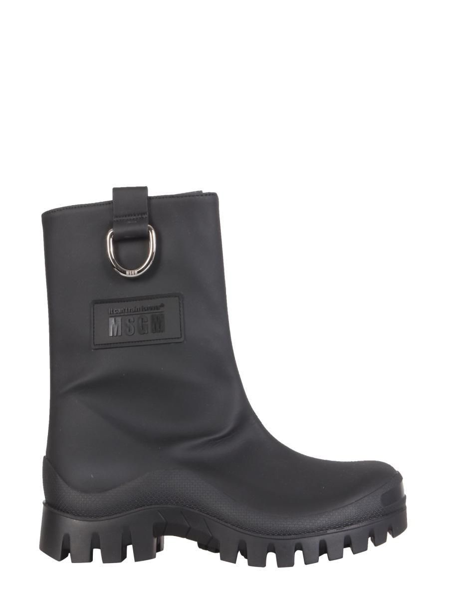 ショートブーツ・ブーティ MSGM Woman Flat ankle boots Black 3541MDS274921 99 Msgm Ankle Boots − Sale: up to −86% | Stylight