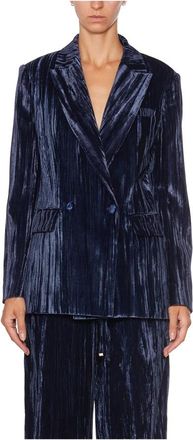 Dondup Double-breasted Blazer - Dames - Blazers - Blauw - M - Jassen