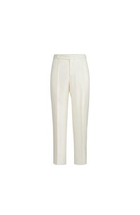 Brunello Cucinelli Tuxedo trousers in Off-White at Nordstrom, Size 52 It
