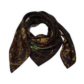 Rosemary Goodenough Mad Red Flowers VIII Silk Scarf