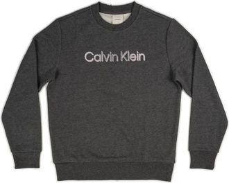 Calvin Klein Heren, Sweatshirts & Hoodies, Grijs, Maat: XL Katoen
