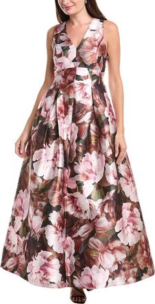 Julia Jordan Pleated Ball Gown