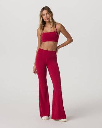 Vuori Clothing AllTheForm Flare | Strawberry | Medium