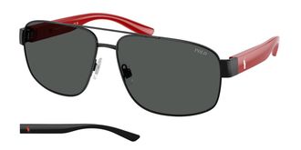 Polo Ralph Lauren PH3156 926787 Mens Sunglasses Black Size 62