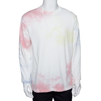 John Elliott + Co Ink Bloom Tie Dye Cotton University T-Shirt
