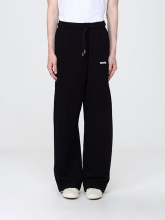 Disclaimer Pantaloni jogging in cotone a gamba larga con vita elasticizzata