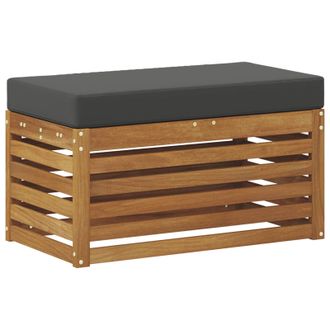 vidaXL Banco De Taburete Exterior Madera De Acacia S&oacute;lida Natural Vidaxl