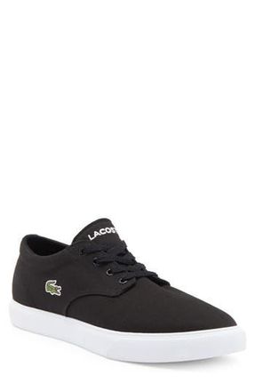 Lacoste Low Top Sneaker in Black/White at Nordstrom Rack, Size 11.5