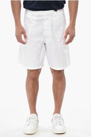 Prada Lightweight Cotton Shorts OXFORD in Solid Color size Xl