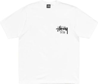 St&uuml;ssy Oversized Tee - Heren - T-shirts - Wit - L - Katoen - Tops