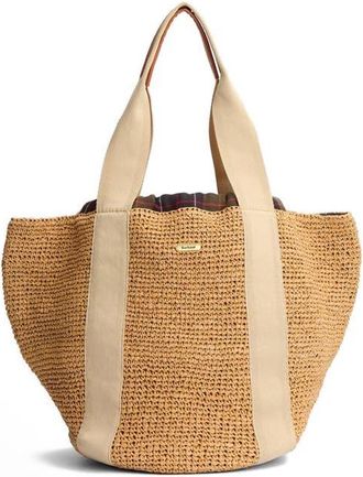 Barbour Lily Beach Raffia Tote in Natural at Nordstrom