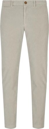 BRIGLIA 1949 Lichtgrijze Fluwelen Broek - Heren - Chinos - Grijs - 3XL - Katoen - Broeken