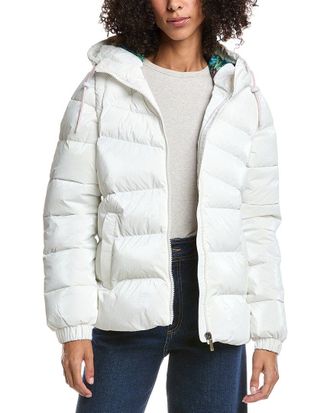 Scotch & Soda Schyler Quilted Hooded Padded Puffer Jacket