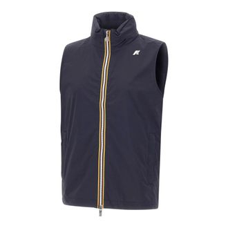 K-Way Jassen, Heren, Blauw, S, Katoen, Valen Vest