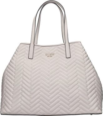 Guess Vikky 2-in-1 Large Tote - Dames - Shoppers - Grijs - ONE Size - Leer - Tassen