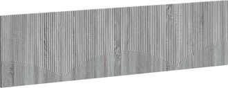 vidaXL Cabecero Montada En La Pared Hoorn Sonoma Gris Vidaxl