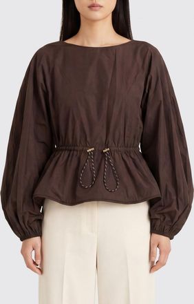 Zimmermann Blusa girocollo in tessuto tecnico