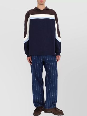 Dr&ocirc;le de Monsieur cotton relaxed-fit polo shirt