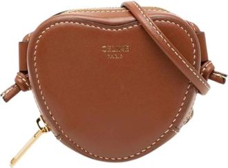 Celine Pre-owned Mini Bags, female, Brown, Size: ONE SIZE Pre-owned Vintage Mini Crossbody Bag