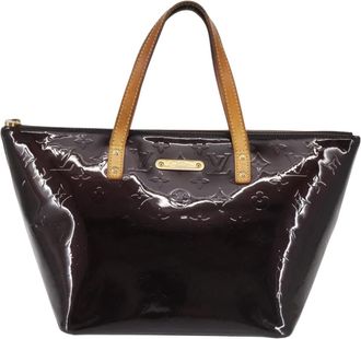 Louis Vuitton Bellevue Handbag Monogram Vernis Burgundy Patent_Leather Bag (Pre-Owned)