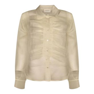 P.A.R.O.S.H. Parosh Shirts Cream
