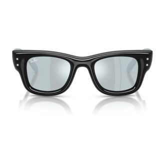 Ray-Ban Sunglasses, unisex, Black, Size: 47 MM Wayfarer Puffer