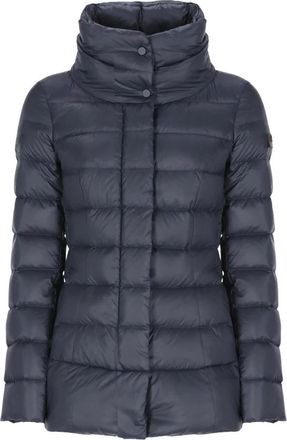 Peuterey Chaqueta larga de plum&oacute;n con acolchado contorneado - Jackets - Mujer - Azul - 4XL
