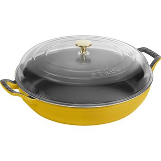 Staub Cast Iron 3.5-qt Braiser with Glass Lid