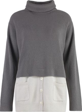 Malo Cashmere Turtleneck Sweater