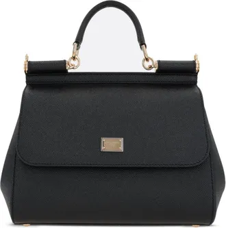 Dolce & Gabbana Sicili&euml; grote leren handtas