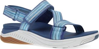 Dansko Womens Rayna Webbing Sandals In Blue Multi