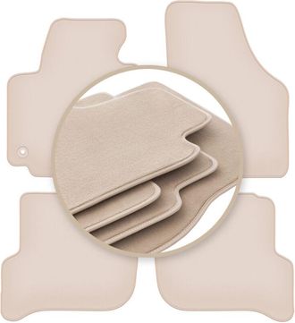 OEM Alfombrillas Beige Premium Para Volkswagen Golf Plus Monovolumen 2005-2014