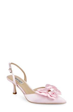 Badgley Mischka Giovanna Slingback Pointed Toe Pump in Blossom at Nordstrom Rack, Size 6.5