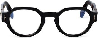 Cutler and Gross Occhiali tondi - Nero