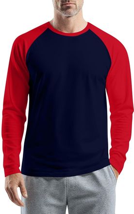 Generic Summer Tops, Mens Cotton Shirt Long Sleeve Crew Neck T-Shirt Comfort Casual Base Tops Polo Shirts for Men Adult Work T Shirts Black Mens T Shirts Chri