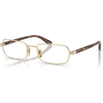 Vogue Eyewear 53mm Irregular optical glasses in Gold at Nordstrom