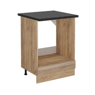 Vicco Armario Para Horno Empotrado R-line, Sonoma, 60 Cm, Et Antracita