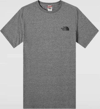 The North Face Mens The North Face Mens Simple Dome Short Sleeve T-shirt in Grey - Size: 42