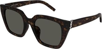 Saint Laurent SL M143 002 Zonnebril - Dames - Zonnebrillen - Bruin - 51 MM - Accessoires