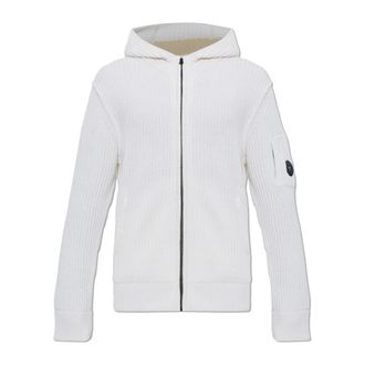 C.P. Company C.P. Company - C&aacute;rdigan de lana con capucha - Knitwear - Hombre - Blanco - XL