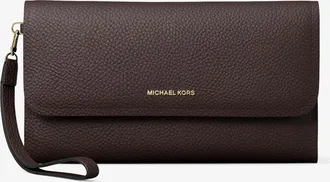 Michael Kors Jet Set Medium Pebbled Leather Smartphone Wristlet